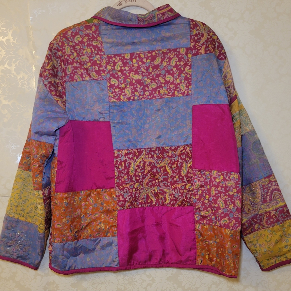 Willow Ridge Multicolor Patchwork Utility Jacket - Picture 3 of 3